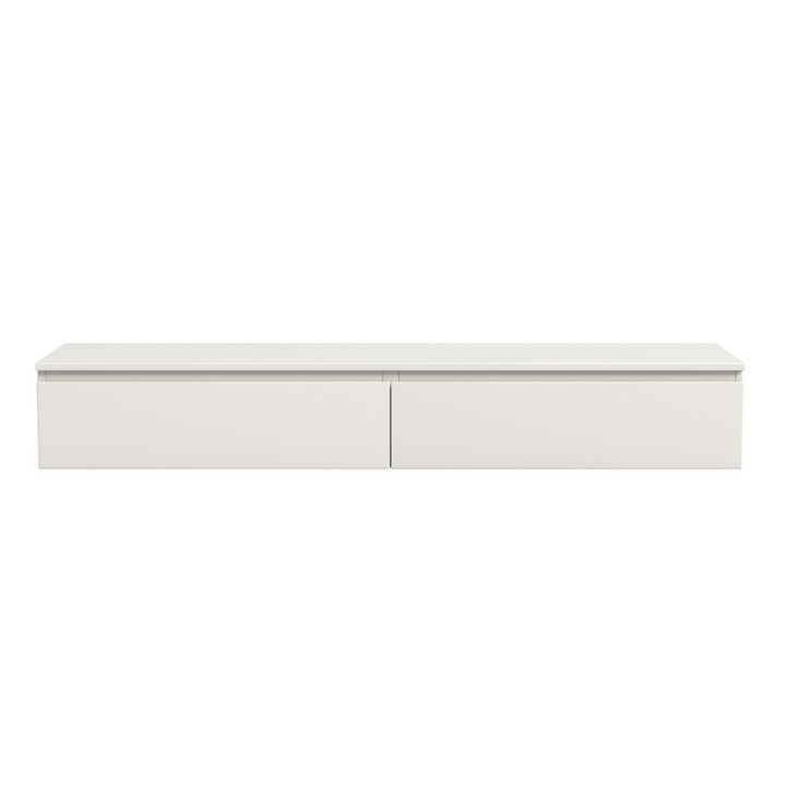 Madison Floating White TV Unit with Storage - 160cm