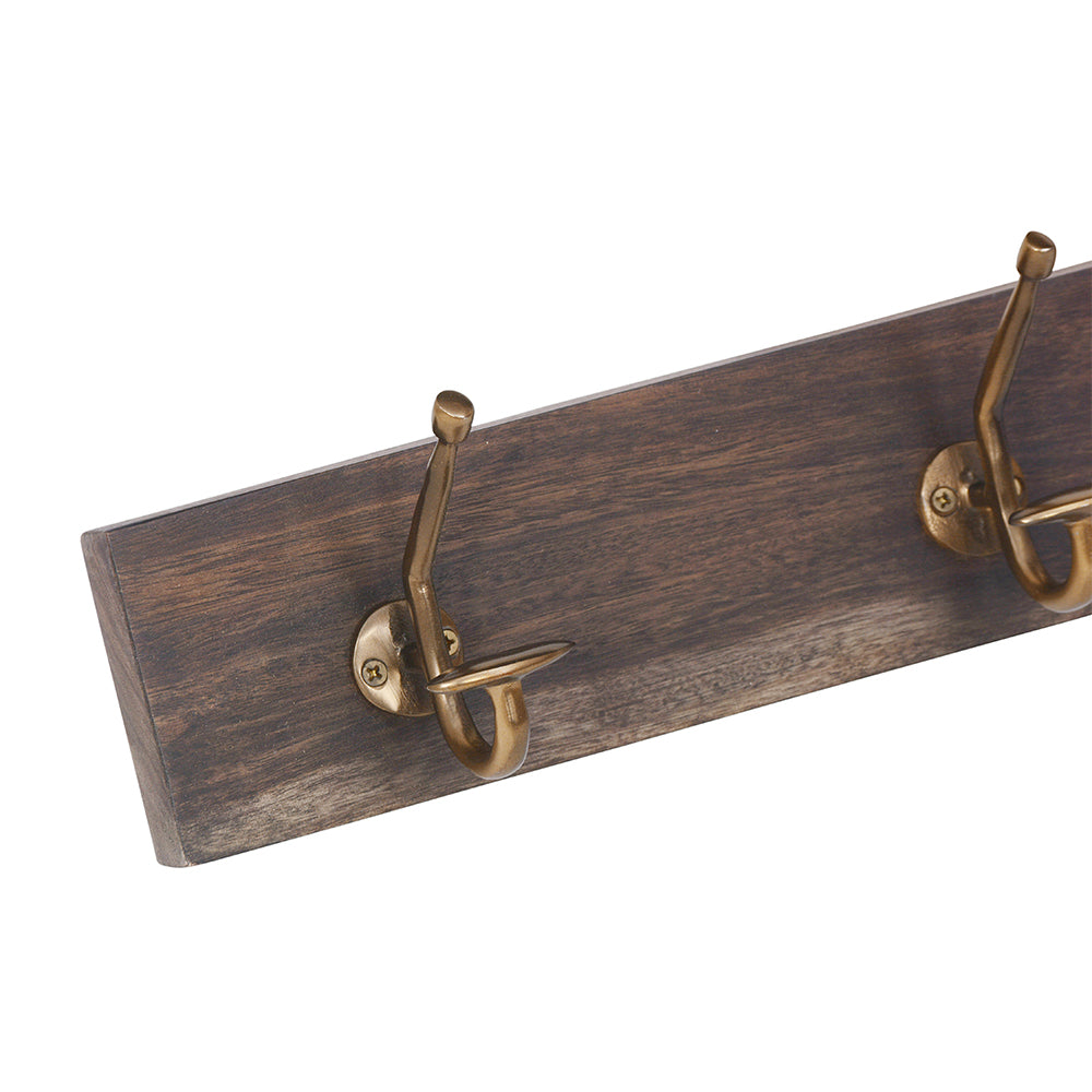 Columba 90 cm Wood And Metal Wall Hook