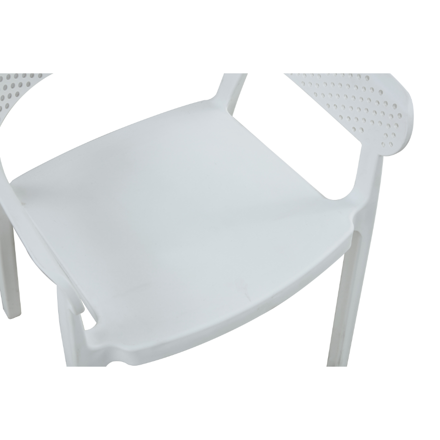 Shop Santacruz White Outdoor Chair