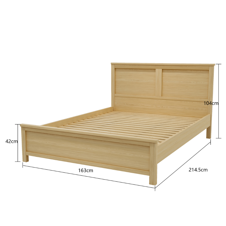 Safi Natural Queen Bed