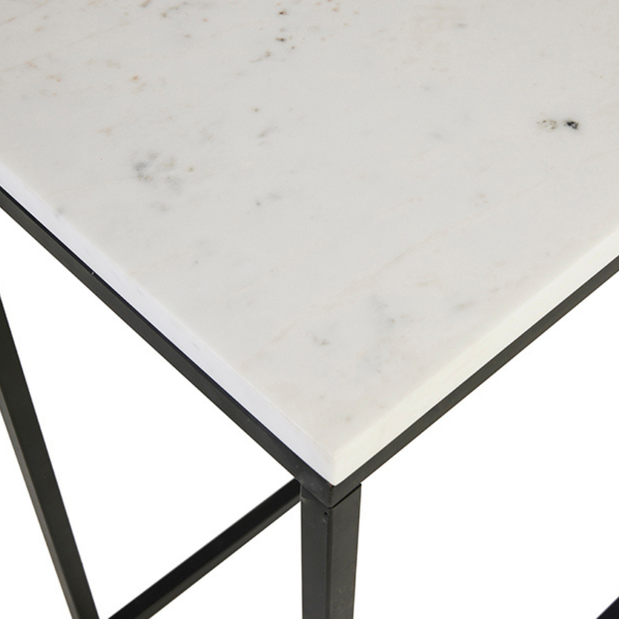 Agni Marble Top Console Table