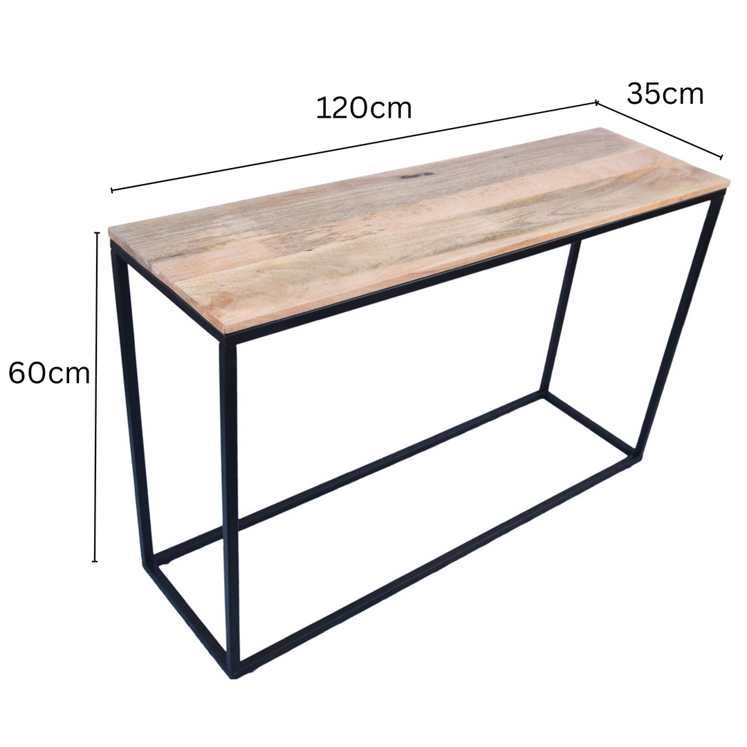 Agni Mango Wood Console Table