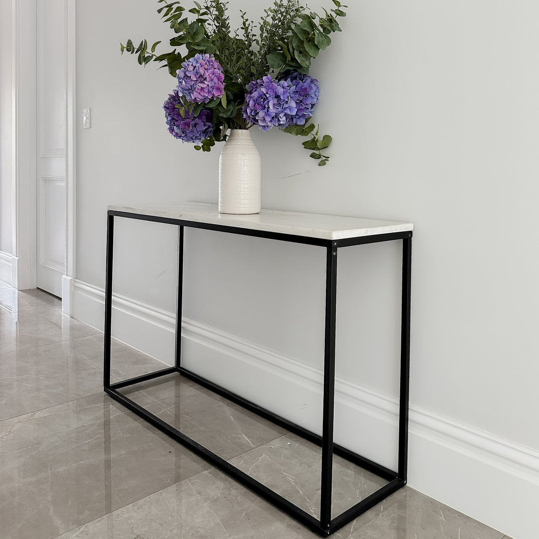 Agni Marble Top Console Table