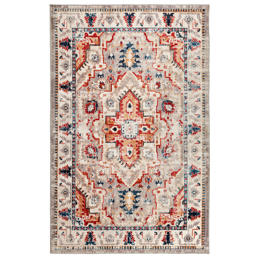 Ankara Multicolour Distressed Traditional Turkish Rug