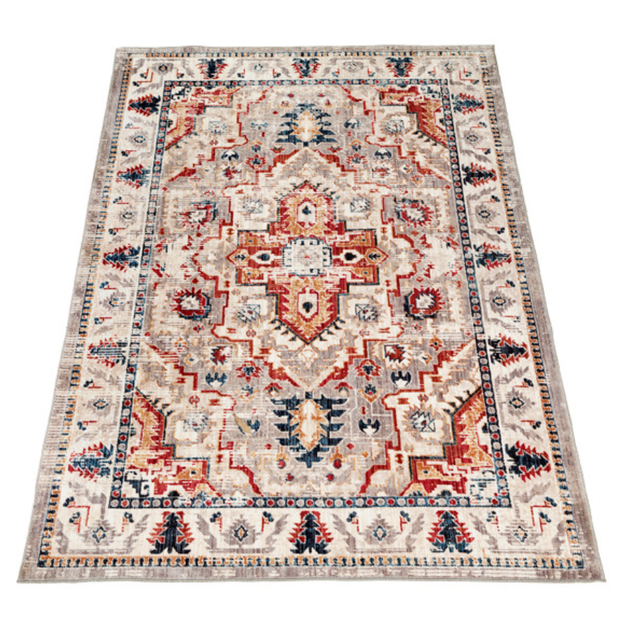 Ankara Multicolour Distressed Traditional Turkish Rug