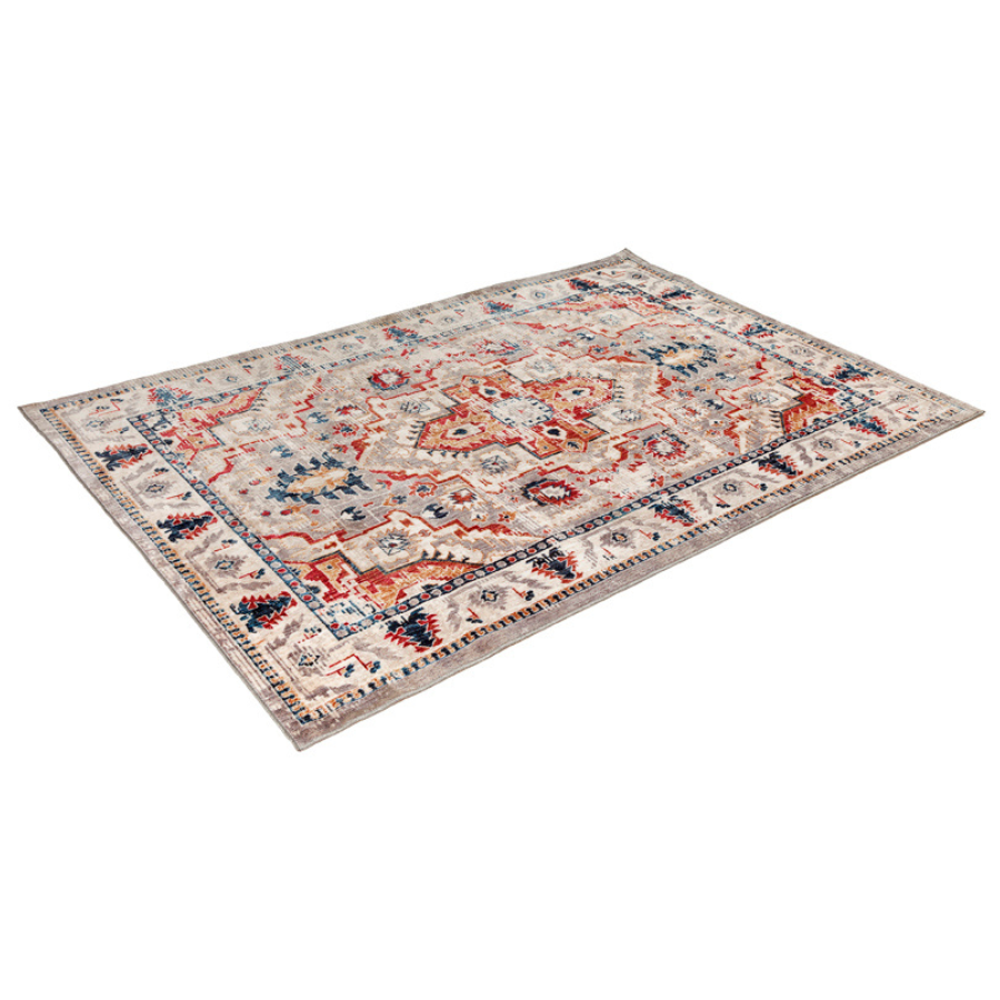 Ankara Multicolour Distressed Traditional Turkish Rug