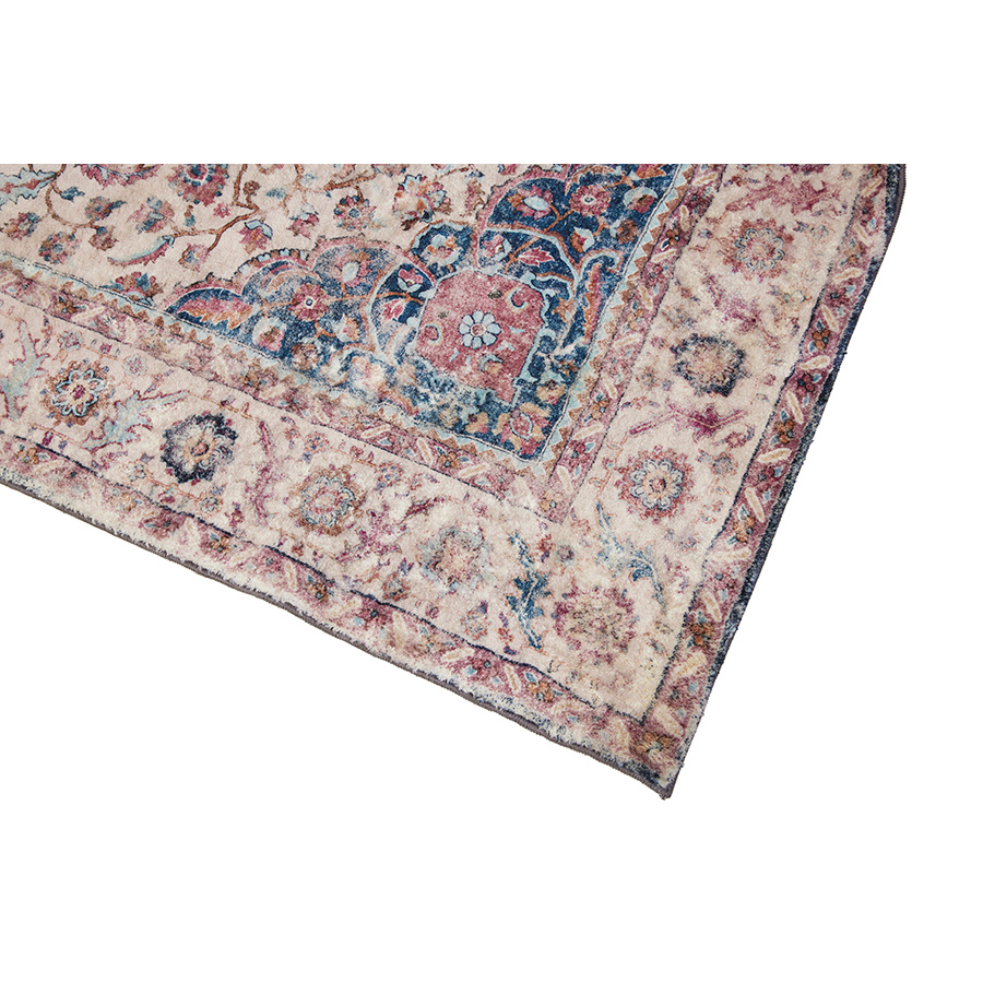 Babylon Multicolour Traditional Distressed Rug