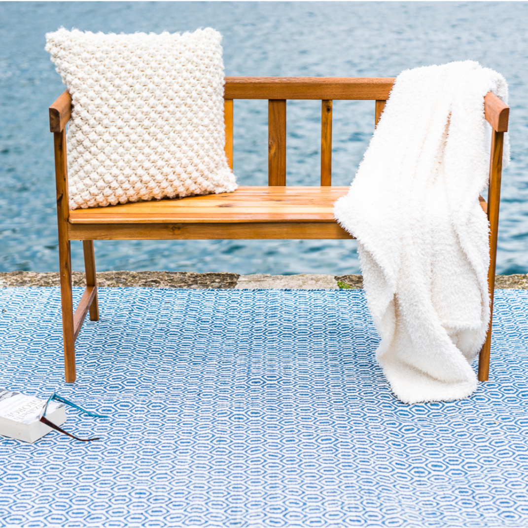 Bekal Indigo Blue Indoor Outdoor Rug