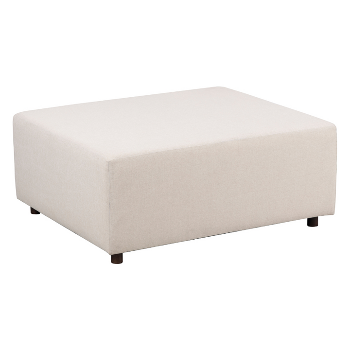 Celeste Beige Upholstered Ottoman