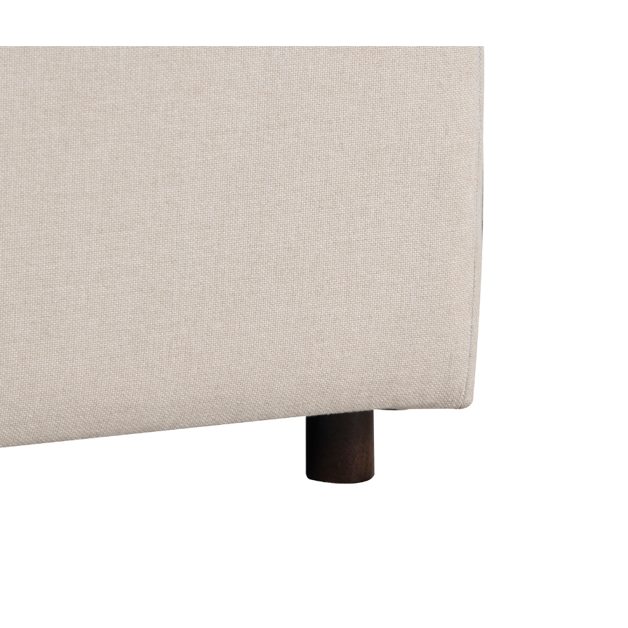 Celeste Beige Upholstered Ottoman