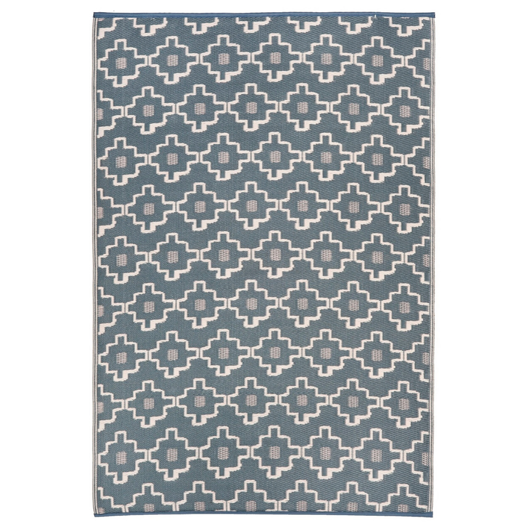 Copenhagen Modern Recycled Plastic Reversible Outdoor Rug