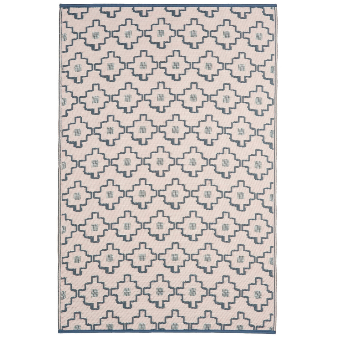 Copenhagen Modern Recycled Plastic Reversible Outdoor Rug