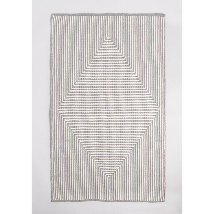 Denver Grey and Ivory Modern P.E.T Indoor Outdoor Rug