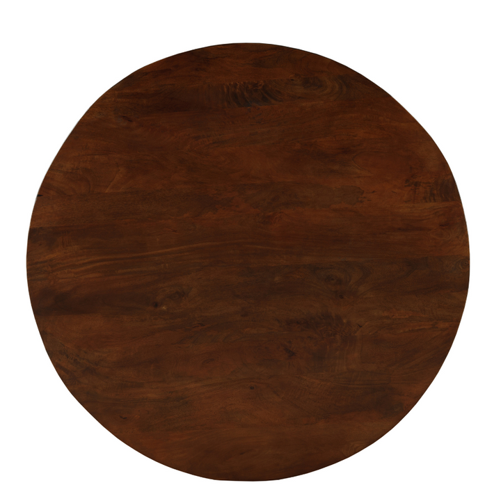 Faye Walnut Finish 130cm Round Dining Table