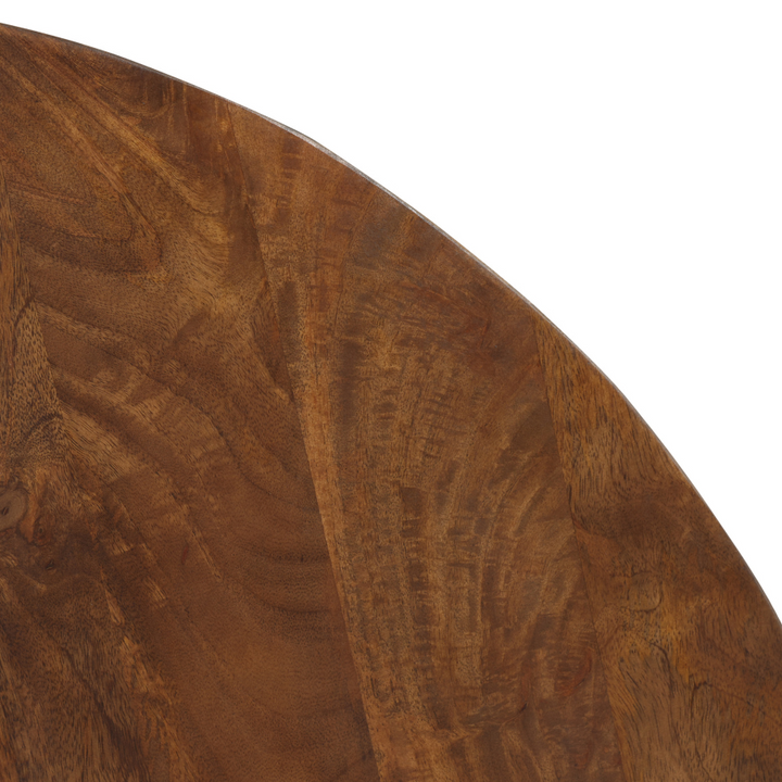 Faye Walnut Finish 130cm Round Dining Table