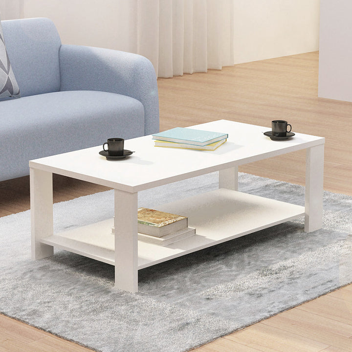 Fontana White 100cm Coffee Table