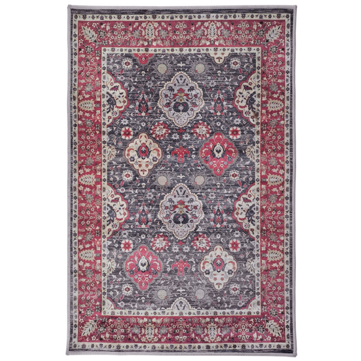 Gilgit Multicolour Traditional Nonslip Rug