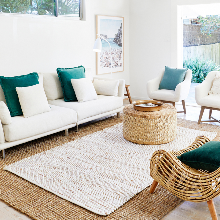 IBIS White Jute Rug