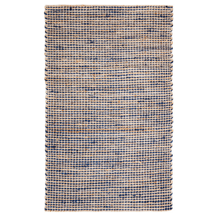 IRIS Indigo Blue Jute Rug