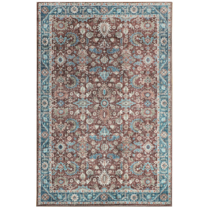 Imna Traditional Machine Washable Rug