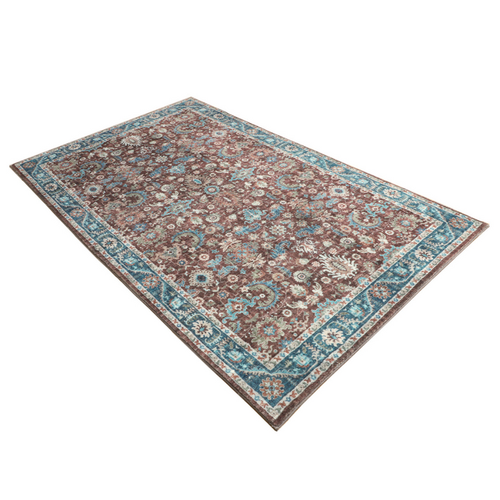 Imna Traditional Machine Washable Rug