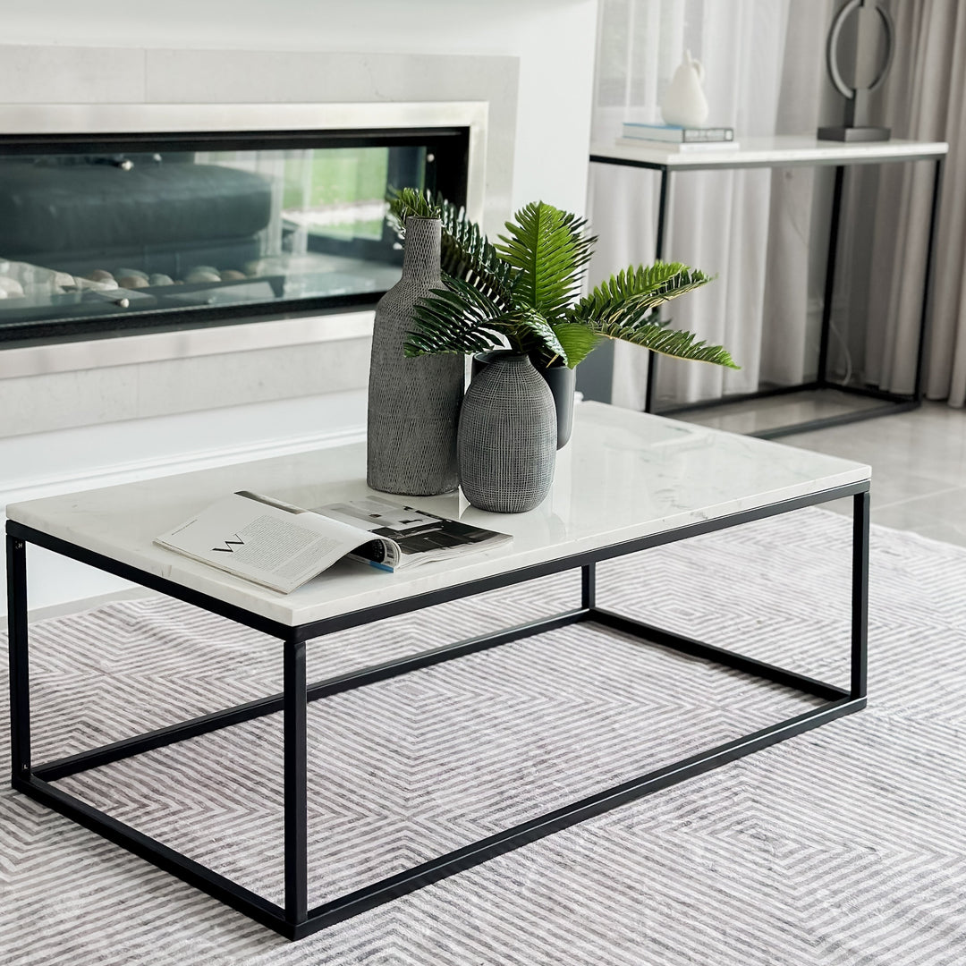 Jal Marble Top Large Coffee Table