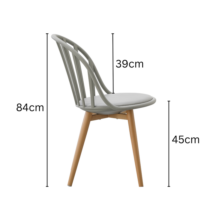 Jiri Grey Dining Chair - Fab Habitat , Chairs, [product_size],