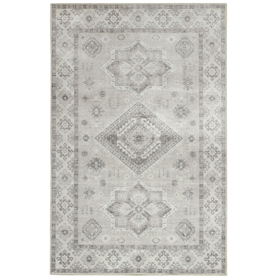 Kanchan Beige Machine Washable Rug