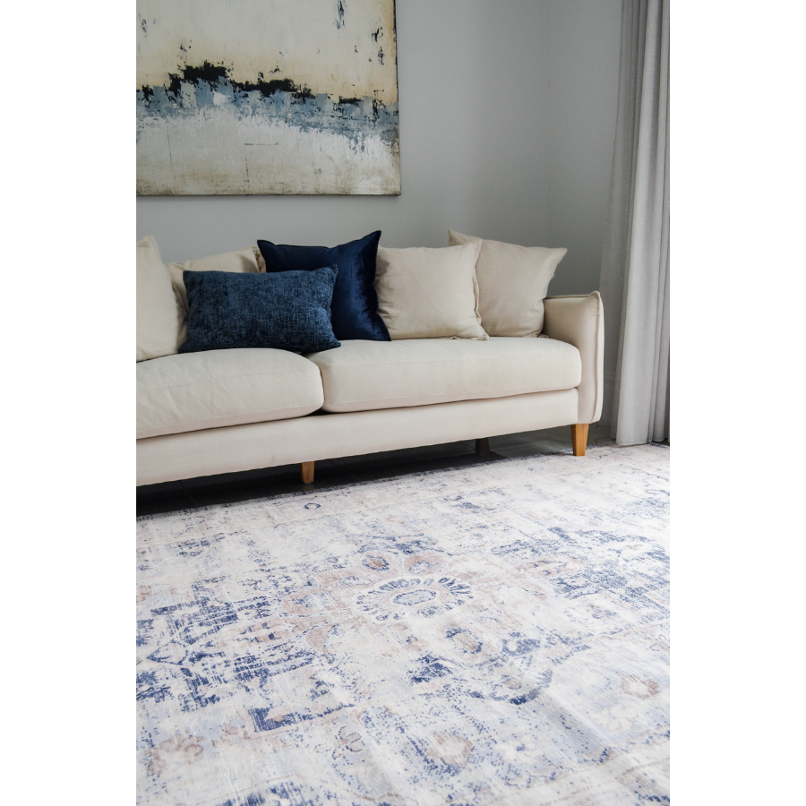 Kiara Distressed Machine Washable Rug