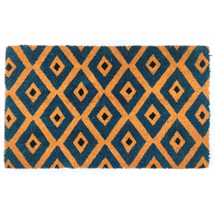 Kimberley Blue Diamond PVC backed Coir Doormat