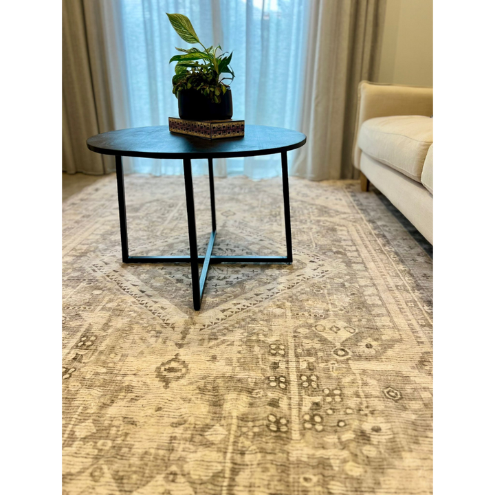 Lagos Grey Machine Washable Rug