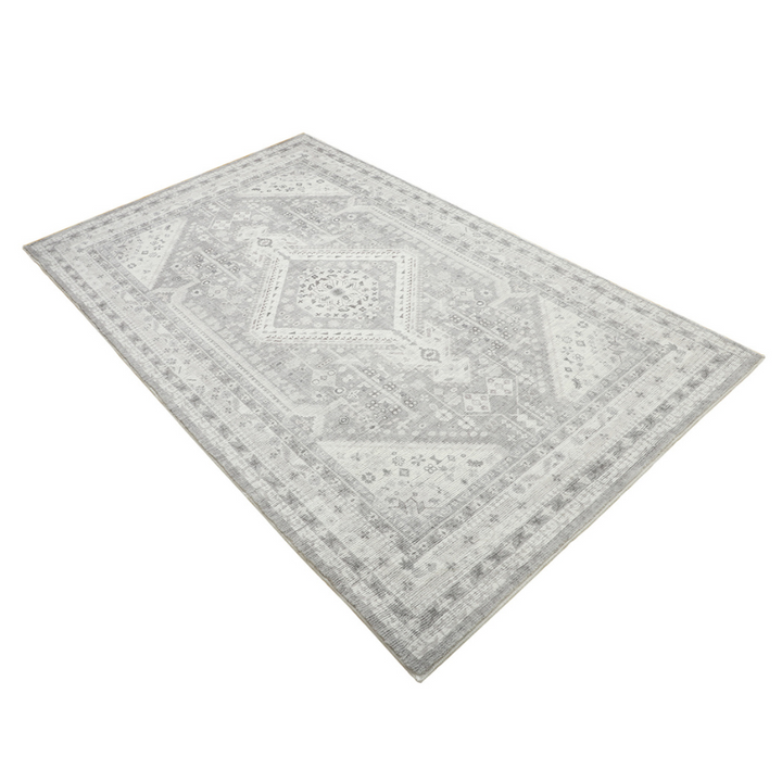 Lagos Grey Machine Washable Rug