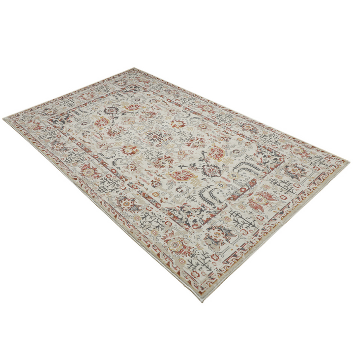 Lima Multicolour Traditional Machine Washable Rug