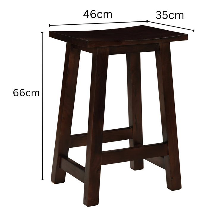 Maya Chocolate Brown Stool