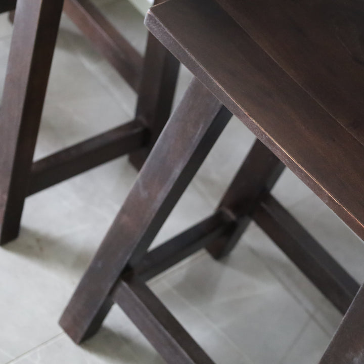 Maya Chocolate Brown Stool