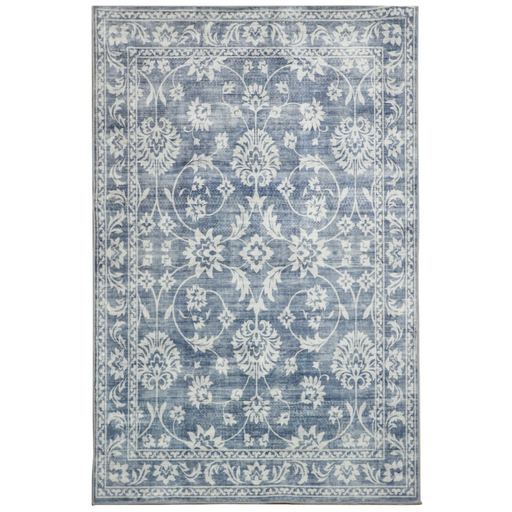 Megan Blue Machine Washable Carpet