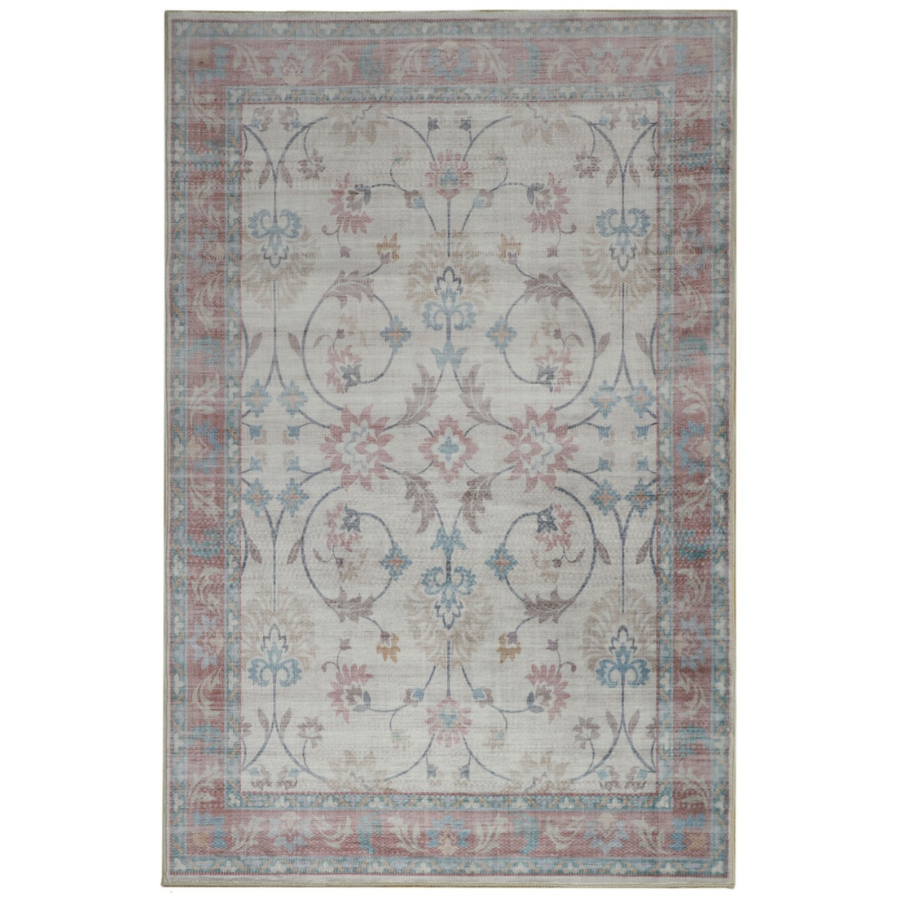 Megan Pink Machine Washable Rug