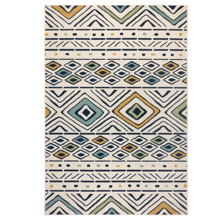 Mendoza Tribal Multicoloured Polypropylene Rug