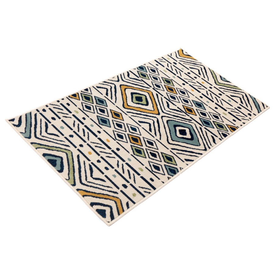 Mendoza Tribal Multicoloured Polypropylene Rug