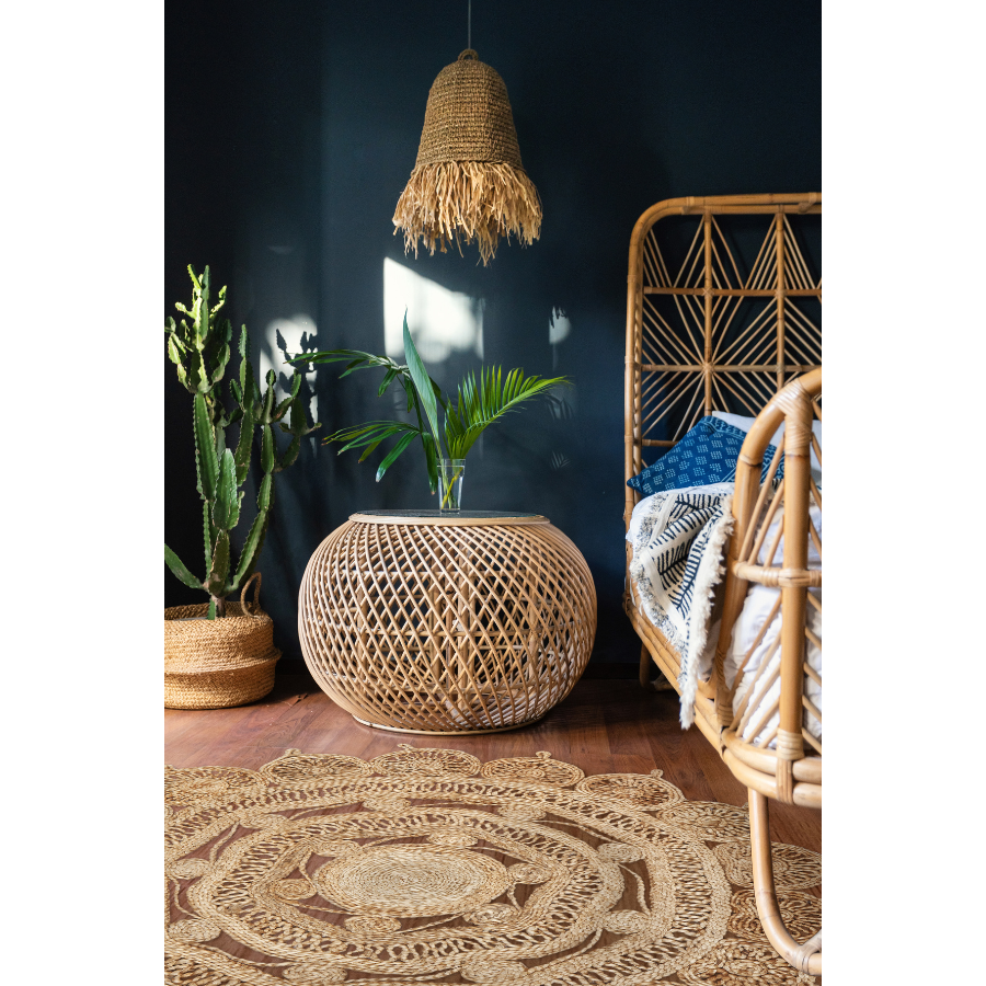 Mimosa Round Jute Area Rug