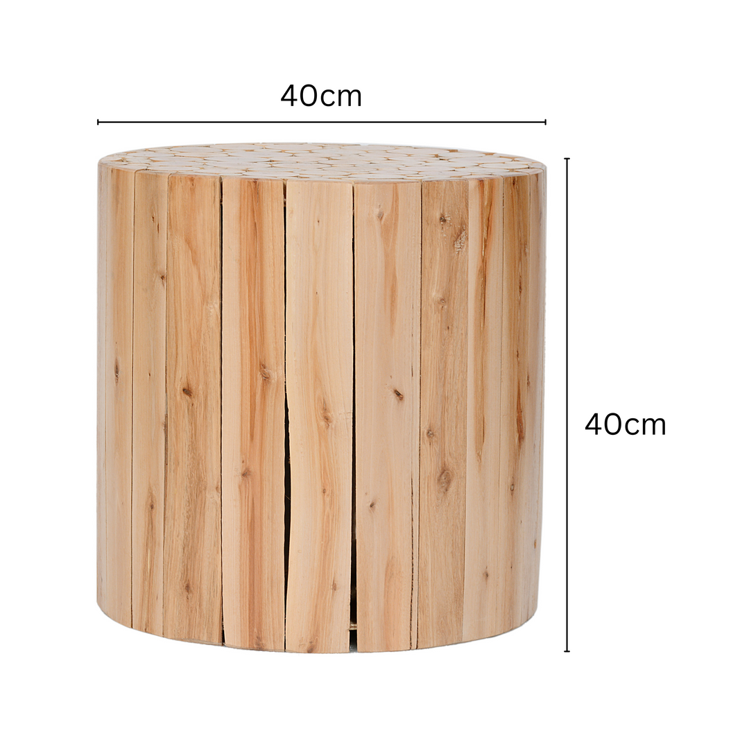 Musca Wooden Side Table