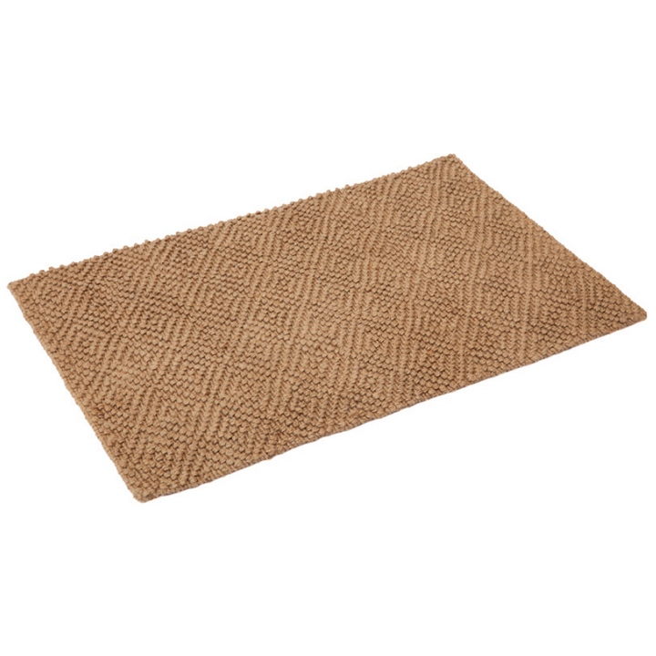 Muthu Diamond Pattern Jute Floor Mat