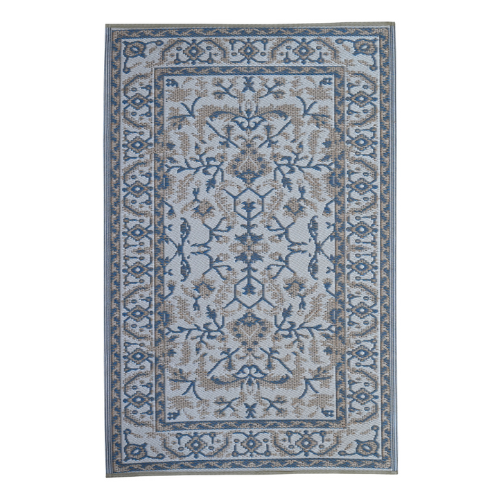 Nain Blue Recycled Plastic Outdoor Rug