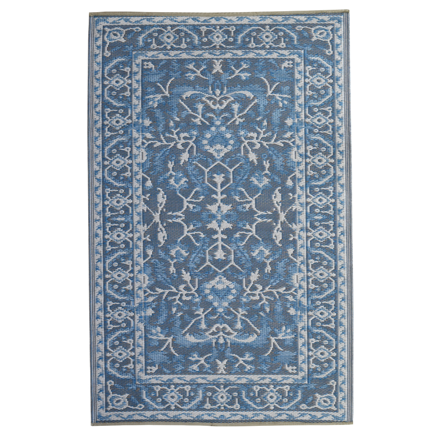 Nain Blue Recycled Plastic Outdoor Rug