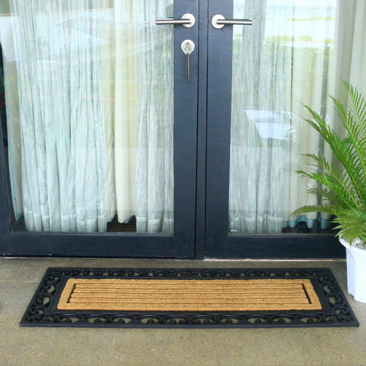 Bordered Coir Doormat