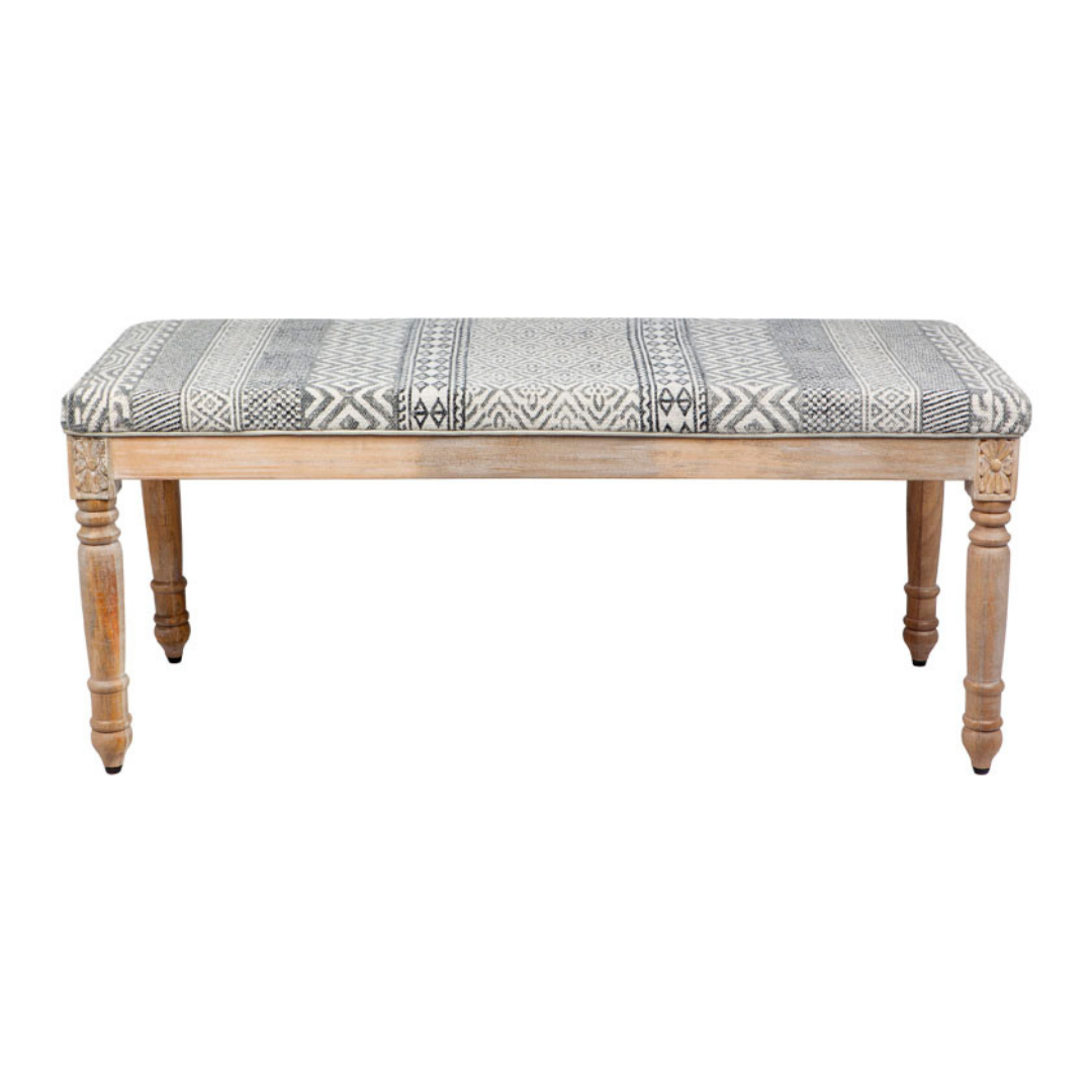 Norma Upholstered Entryway Cushioned Bench Seat - 120 Cm