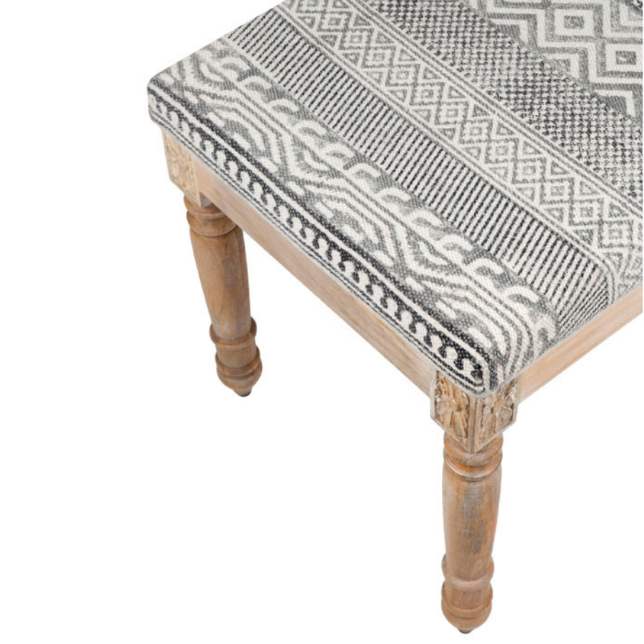 Norma Upholstered Entryway Cushioned Bench Seat - 120 Cm