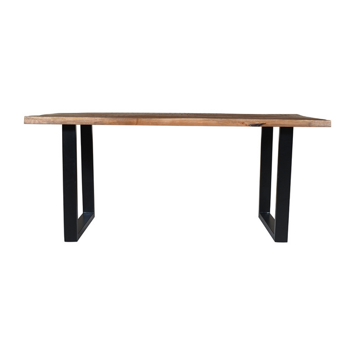 Nova Long Industrial Wooden 6 Seater Dining Table - 180cm