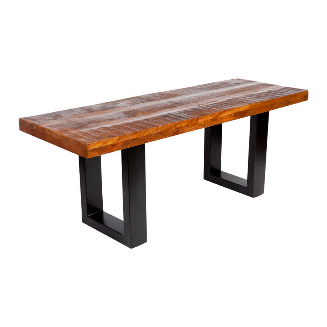 Nova Wooden Seating Entryway 2 Seater Bench - 120 cm