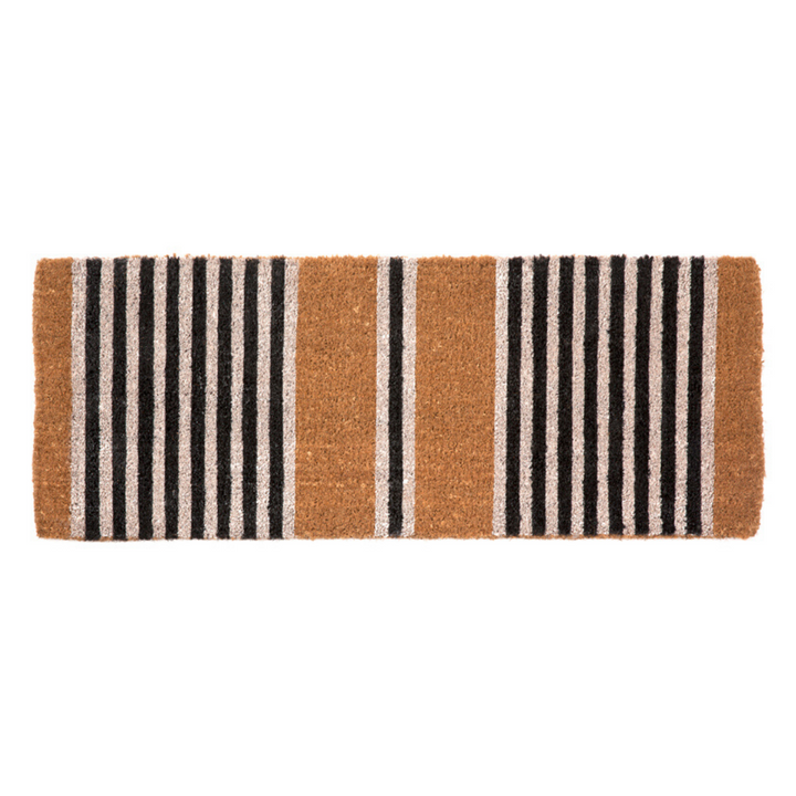 Nui Striped Coastal Coir Doormat